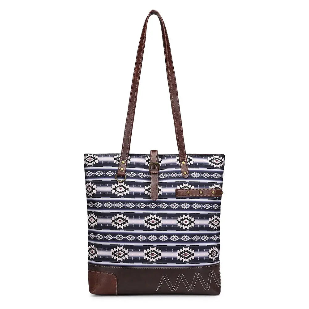 Dorly | Sac à main cabas motif Leather&Carry