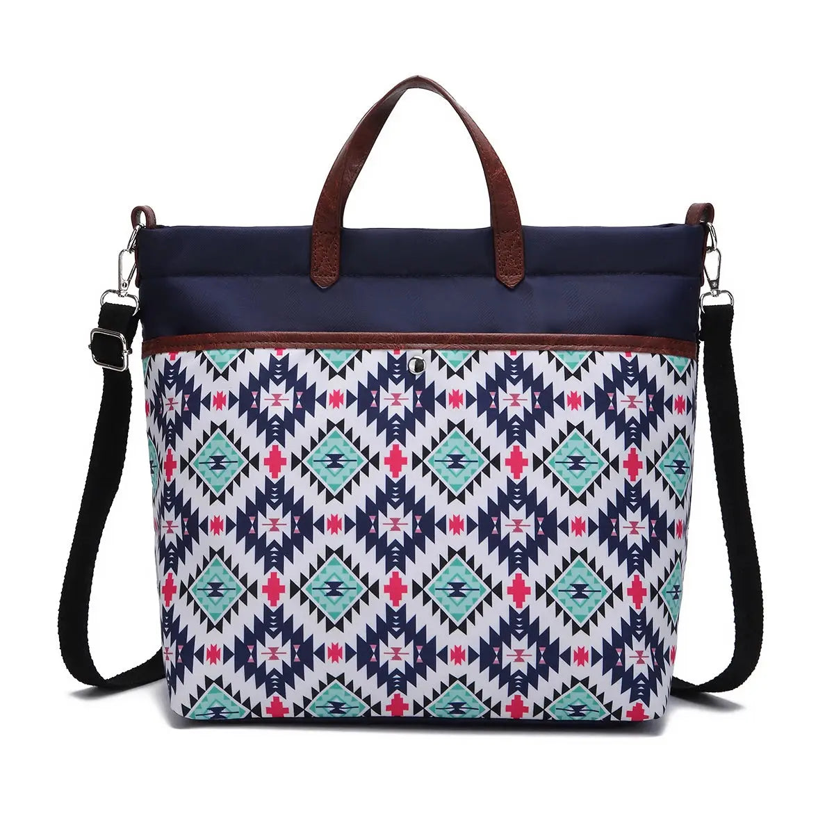 Eleonore | Sac à main bandoulière motif ethnique Leather&Carry