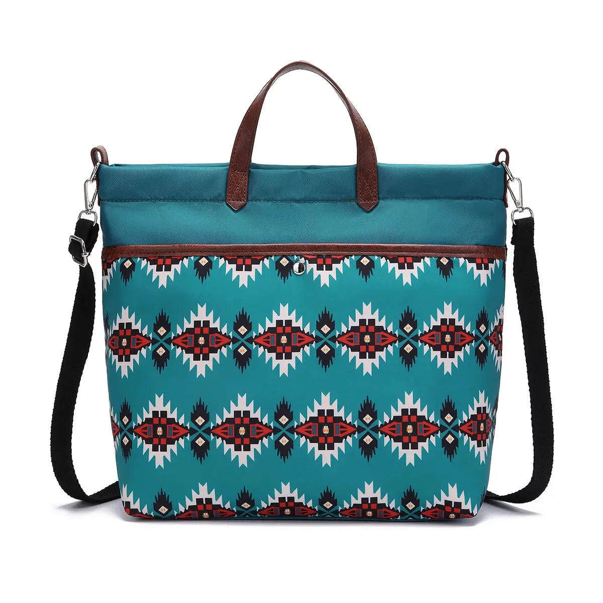 Eleonore | Sac à main bandoulière motif ethnique Leather&Carry