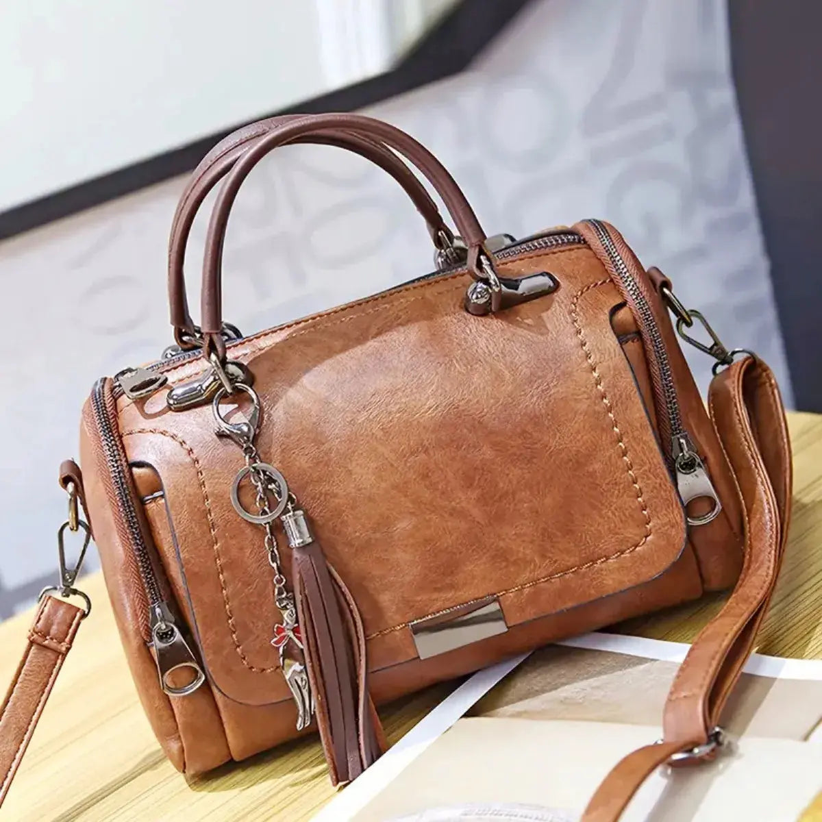 Enza | Sac à main cuir urbain Leather&Carry