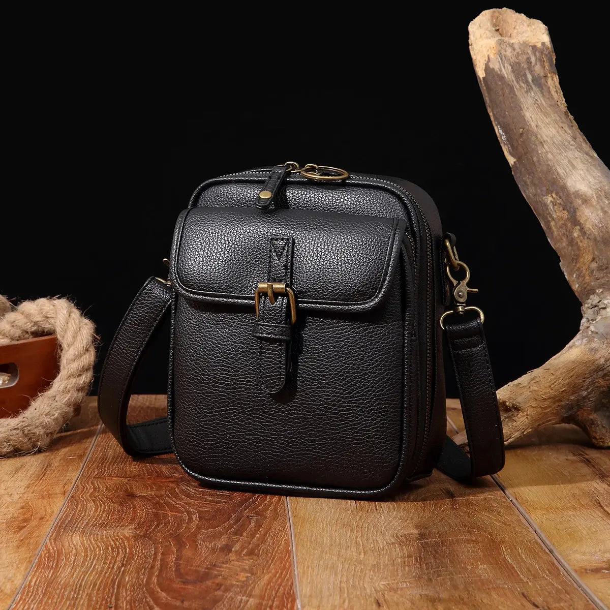 Gabrielle | Pochette avec bandoulière Leather&Carry