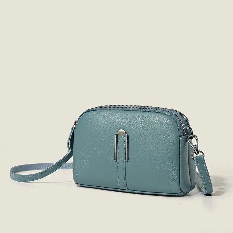Genuine Leather Bag Luxury Women's Crossbody Bag for Woman Female Solid Color Clutch Phone Bags Shoulder Bag Messenger Bag Sac Leather&Carry