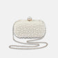 Inès | Pochette en perle avec chaîne Leather&Carry