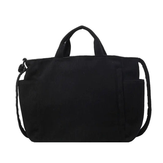 Karen | Sac de cours velours cotelé Leather&Carry