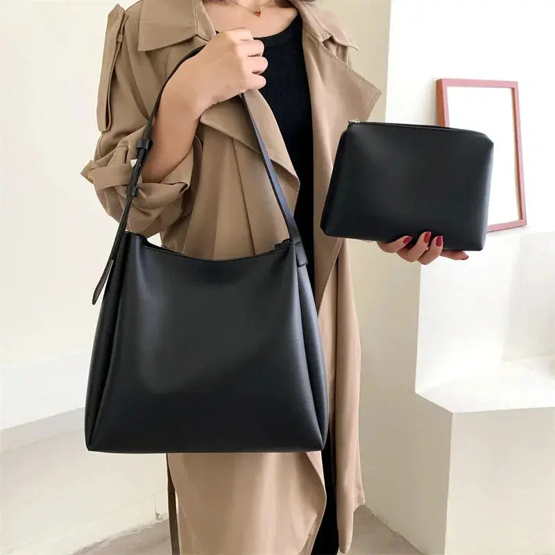 Lavinia | Sac à main cabas en cuir souple Leather&Carry