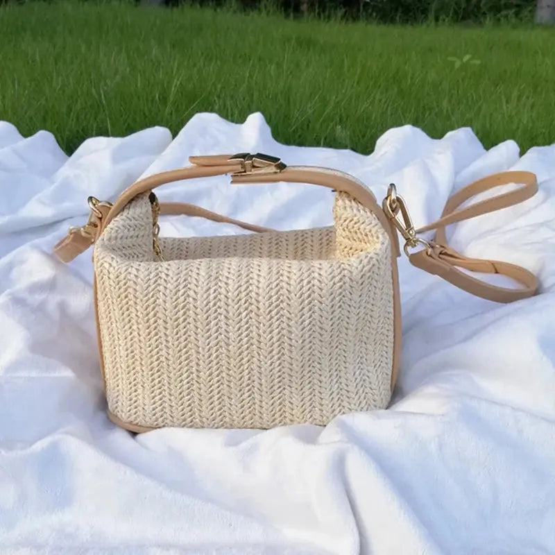 Livia | Petit sac à main tressé Leather&Carry
