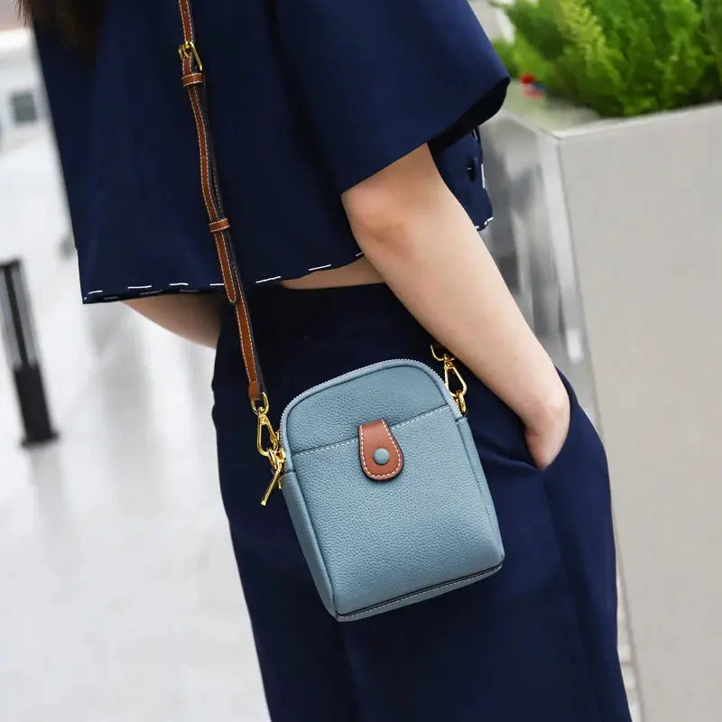 Marilyn | Pochette avec bandoulière robuste Leather&Carry