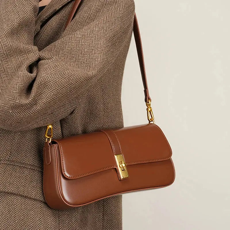 Marisse | Sac à main cuir marron chocolat femme Leather&Carry