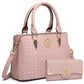 Miss Lulu WOMEN'S handbag Medium WOMEN'S Shopper Set Elegant PU leather handbag Ideal for Everyday Work Leather&Carry