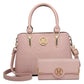 Miss Lulu WOMEN'S handbag Medium WOMEN'S Shopper Set Elegant PU leather handbag Ideal for Everyday Work Leather&Carry