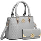 Miss Lulu WOMEN'S handbag Medium WOMEN'S Shopper Set Elegant PU leather handbag Ideal for Everyday Work Leather&Carry