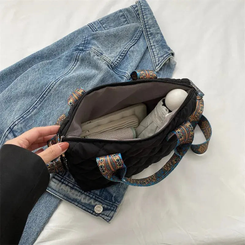 Miu | Sac à main bandoulière matelassé Leather&Carry