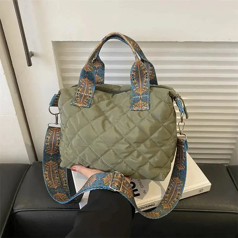 Miu | Sac à main bandoulière matelassé Leather&Carry