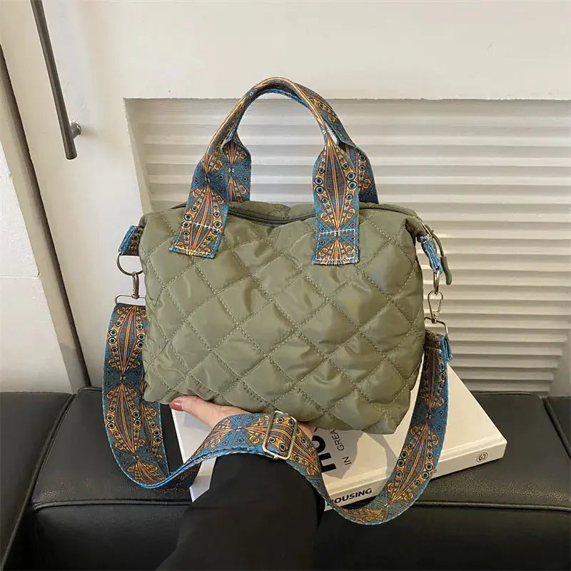 Miu | Sac à main bandoulière matelassé Leather&Carry