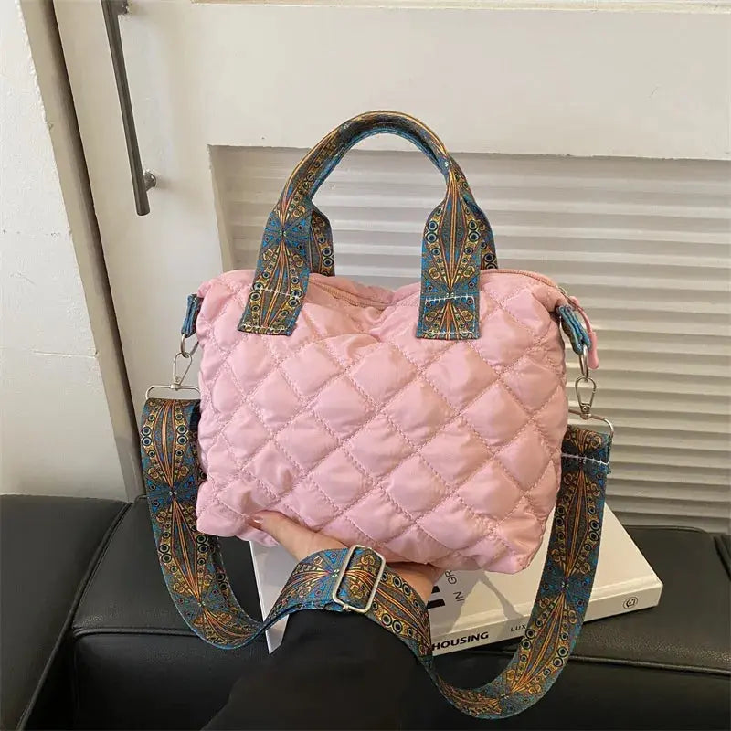 Miu | Sac à main bandoulière matelassé Leather&Carry