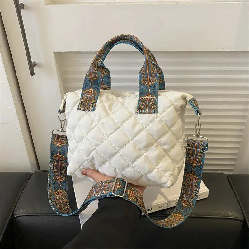 Miu | Sac à main bandoulière matelassé Leather&Carry