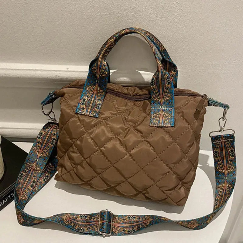 Miu | Sac à main bandoulière matelassé Leather&Carry