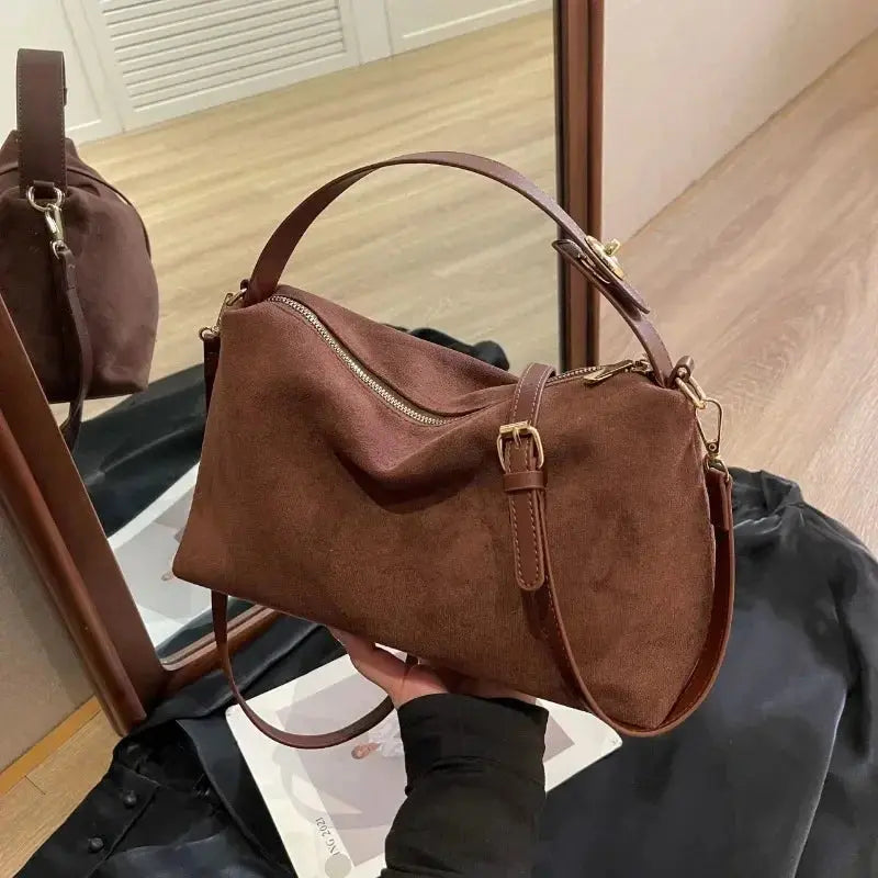 Naïa | Sac à main tendance avec bandoulière Leather&Carry