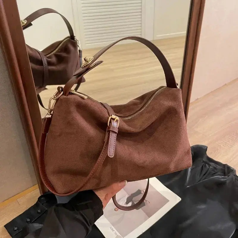 Naïa | Sac à main tendance avec bandoulière Leather&Carry