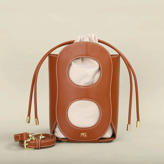 PG PATSY GARIS Women's Crossbody Bag New Luxury Brand Designer Simple Atmosphere Hollow Design Fashion Shoulder bag Women's Leather&Carry