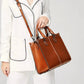 Porta | sac à main cuir grainé Leather&Carry