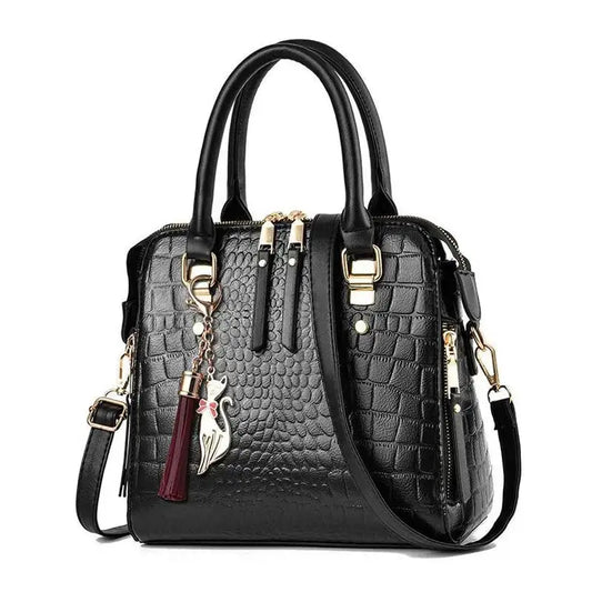 Roxanne | Sac à main cuir croco Leather&Carry