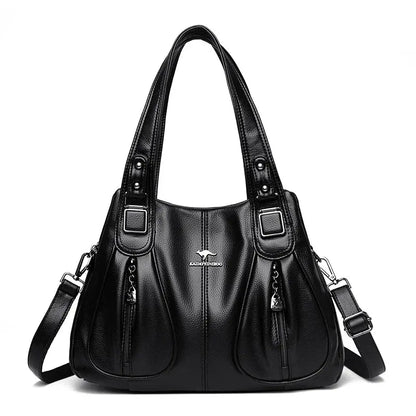 Sac À Main De Cours En Cuir de Veau - Sarine Leather&Carry