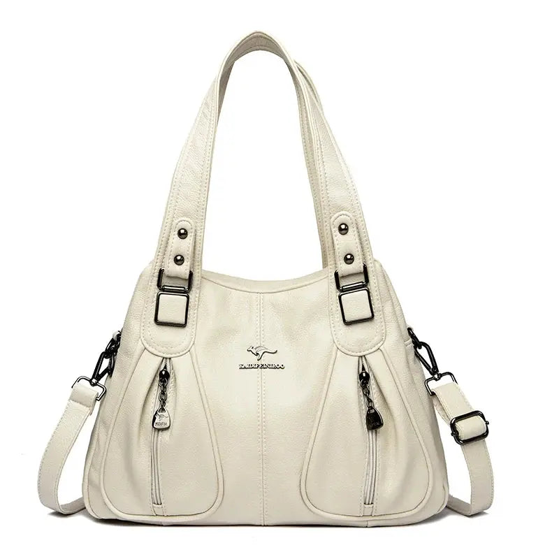 Sac À Main De Cours En Cuir de Veau - Sarine Leather&Carry