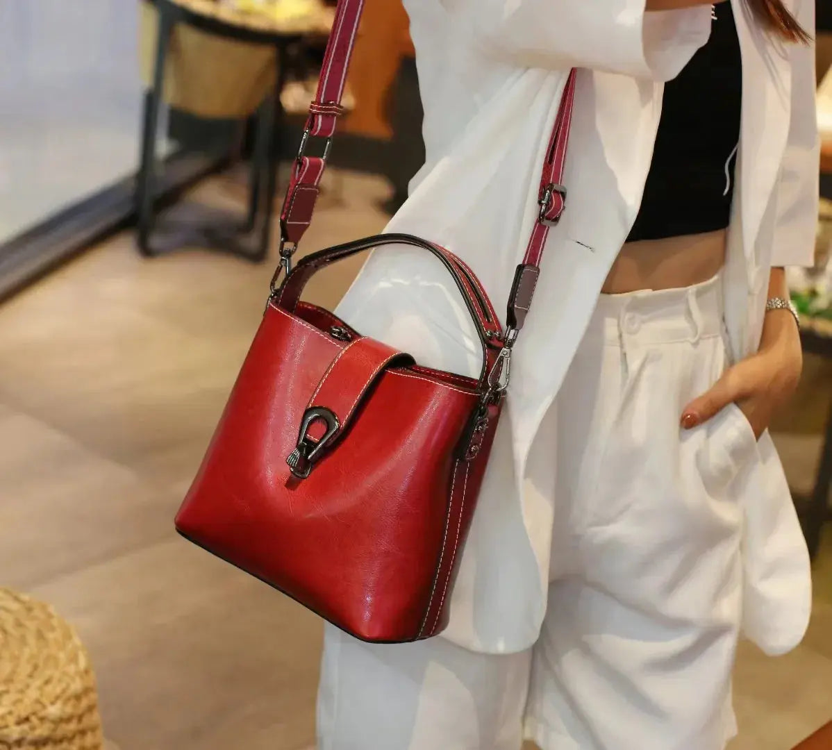 Sac à Main Cuir Tendance - Rachelle Leather&Carry