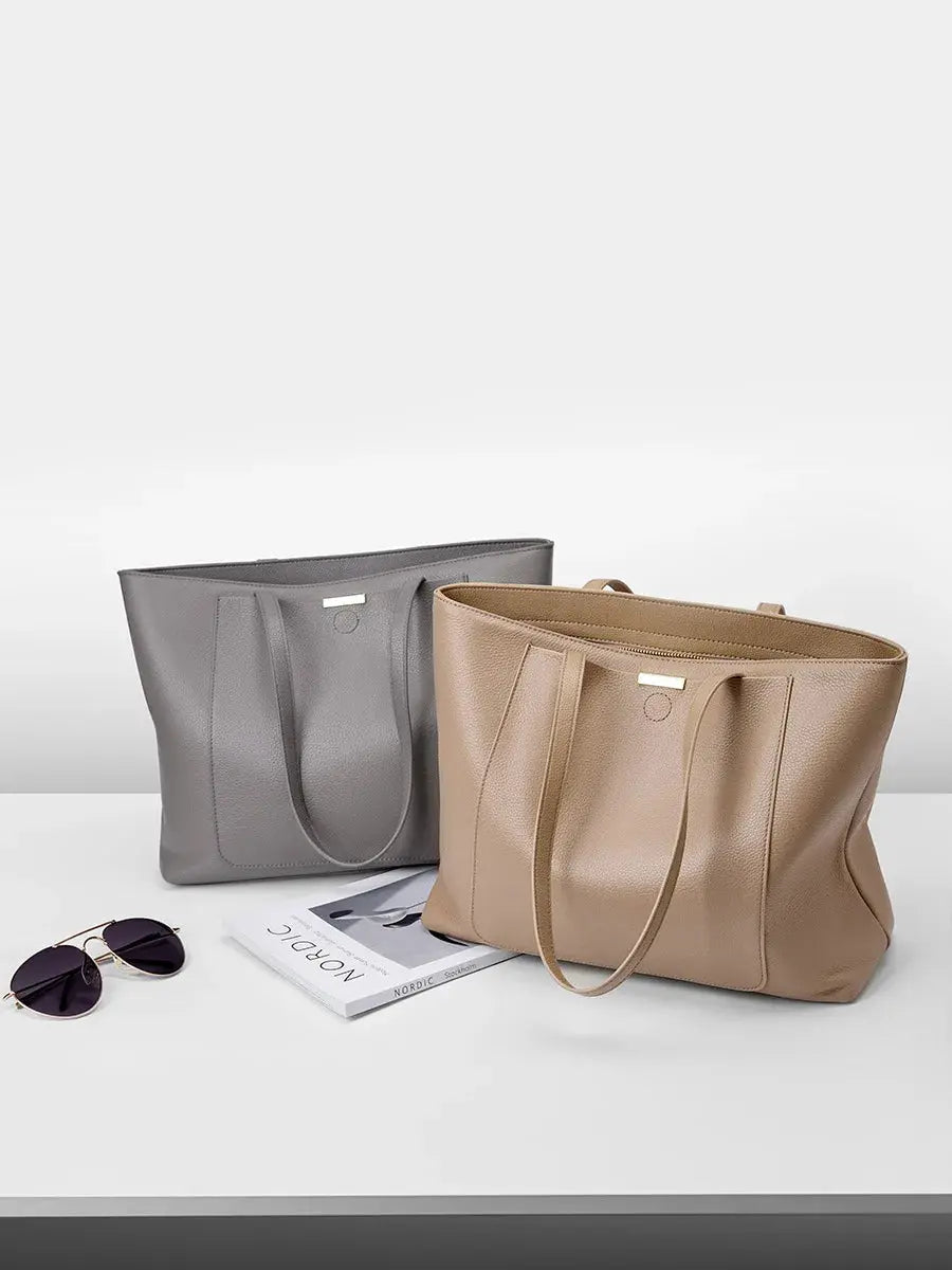 Sac à Main Porté Épaule Cuir Véritable - Klerba Leather&Carry