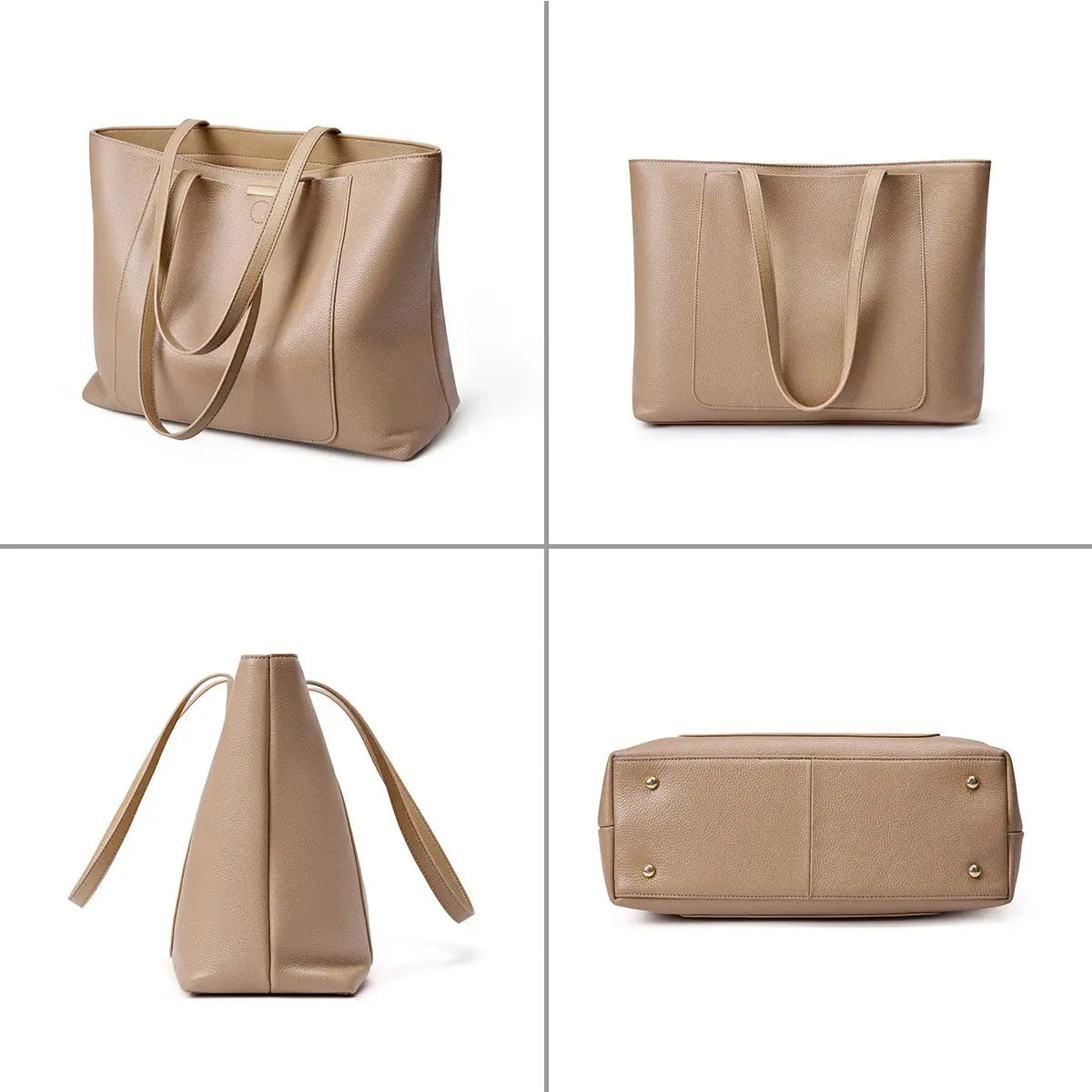 Sac à Main Porté Épaule Cuir Véritable - Klerba Leather&Carry