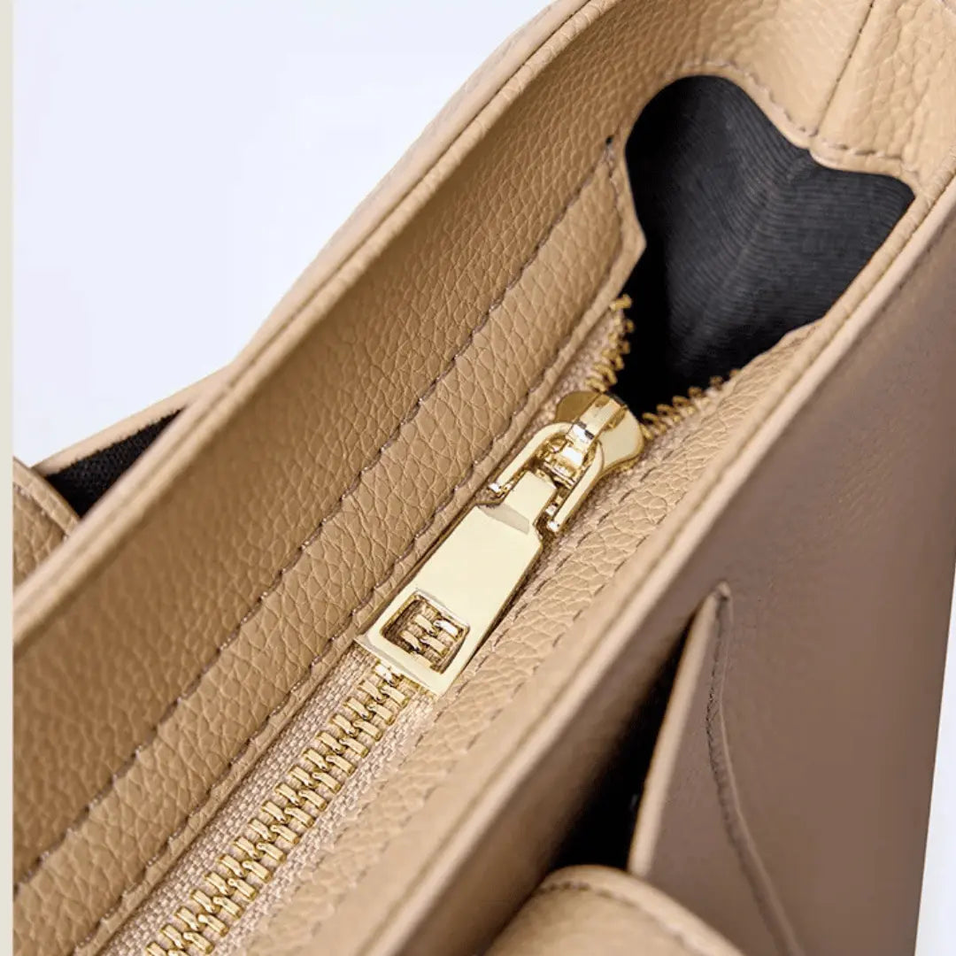 Sac à Main Porté Épaule Cuir Véritable - Klerba Leather&Carry