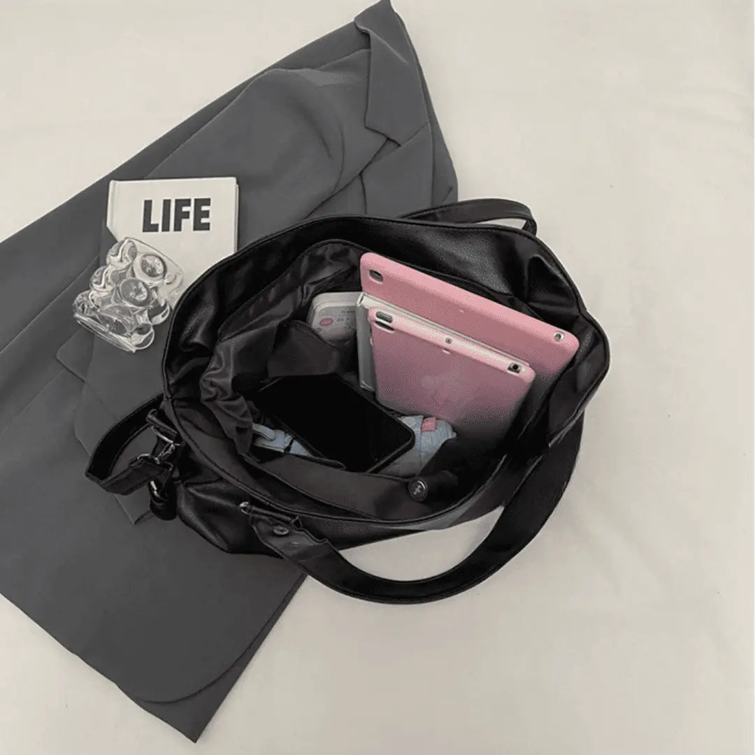 Sac à Main de Cours Large - Ariette Leather&Carry