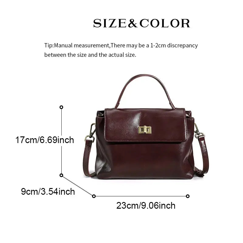 Sac à Main en Cuir de Veau - Herlat Leather&Carry