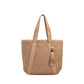 Sac de Plage Paille Chic - Marlie Leather&Carry