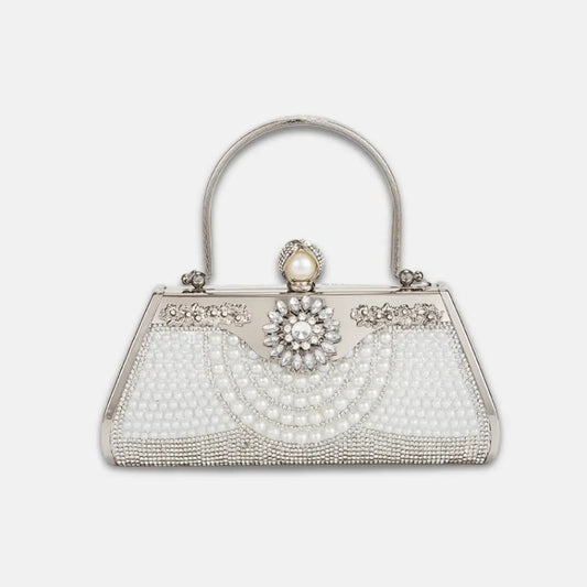 Sacha | Pochette à main perle luxe Leather&Carry