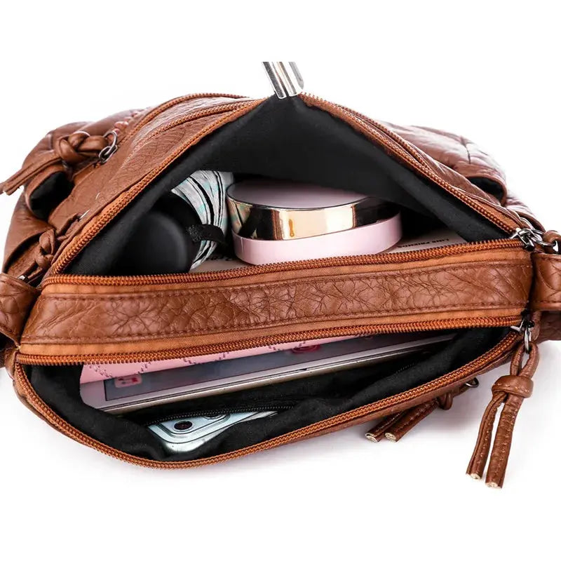 Sia | Sac à main bandoulière en cuir durable Leather&Carry