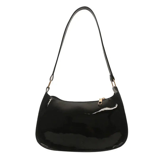 Tess | Petit sac à main vernis solide Leather&Carry