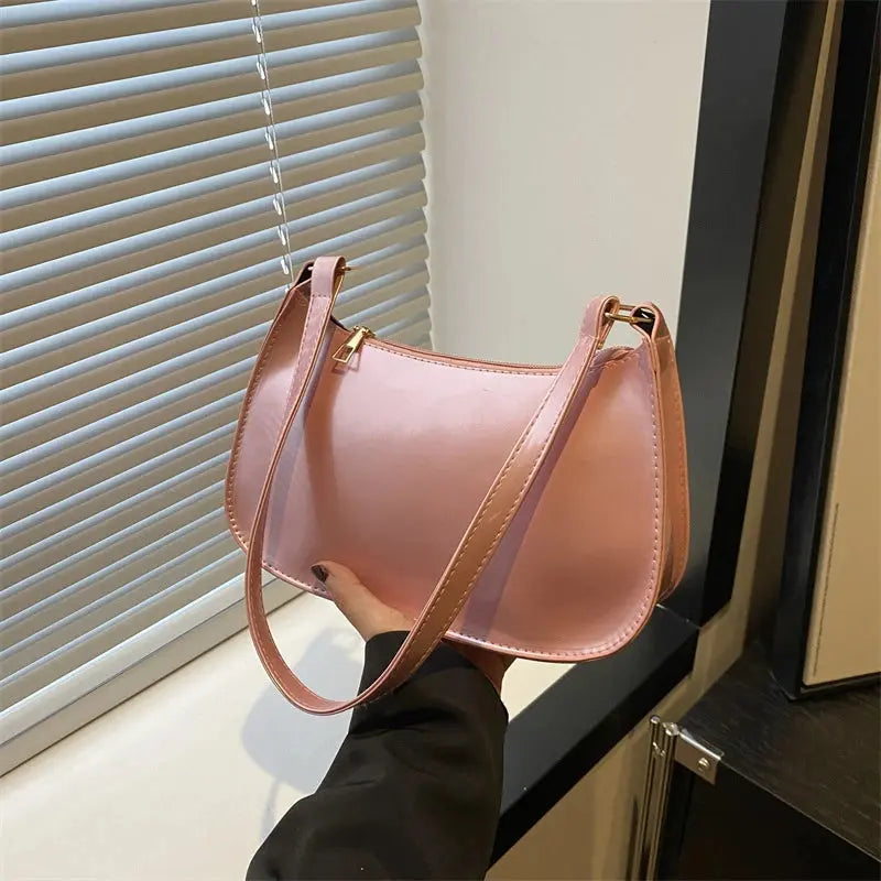 Tess | Petit sac à main vernis solide Leather&Carry