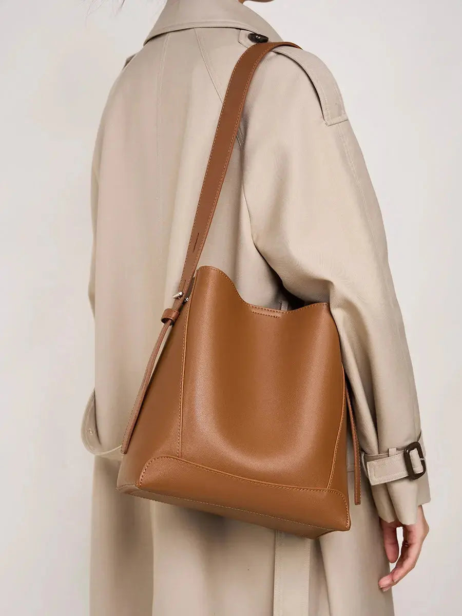 Théa | Sac à main cuir avec bandoulière Leather&Carry
