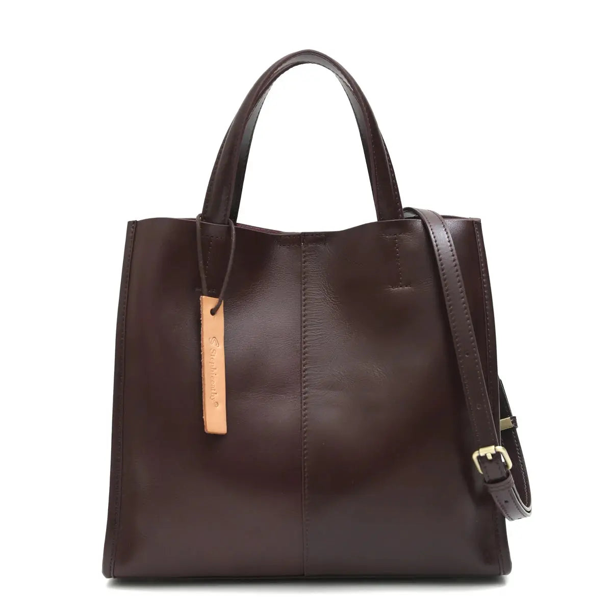 Valentina | Sac à main cuir avec bandoulière Leather&Carry
