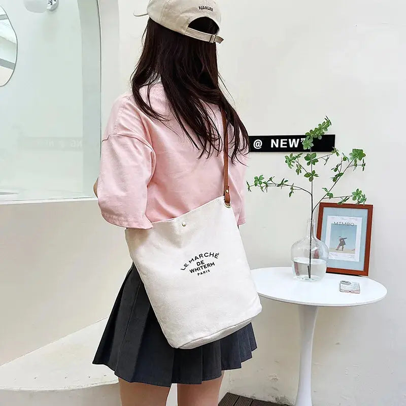 Whiterm | Sac à main bandoulière moderne Leather&Carry