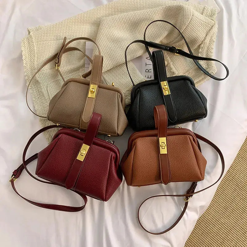 Women's Bags New Trend Handbags Quality Retro Designer Luxury Crossbody Bags Female Shopping Totes Shoulder Free Shipping Leather&Carry