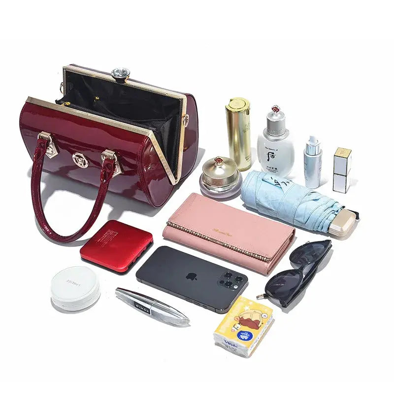 Yvonne | Petit sac à main vernis Leather&Carry