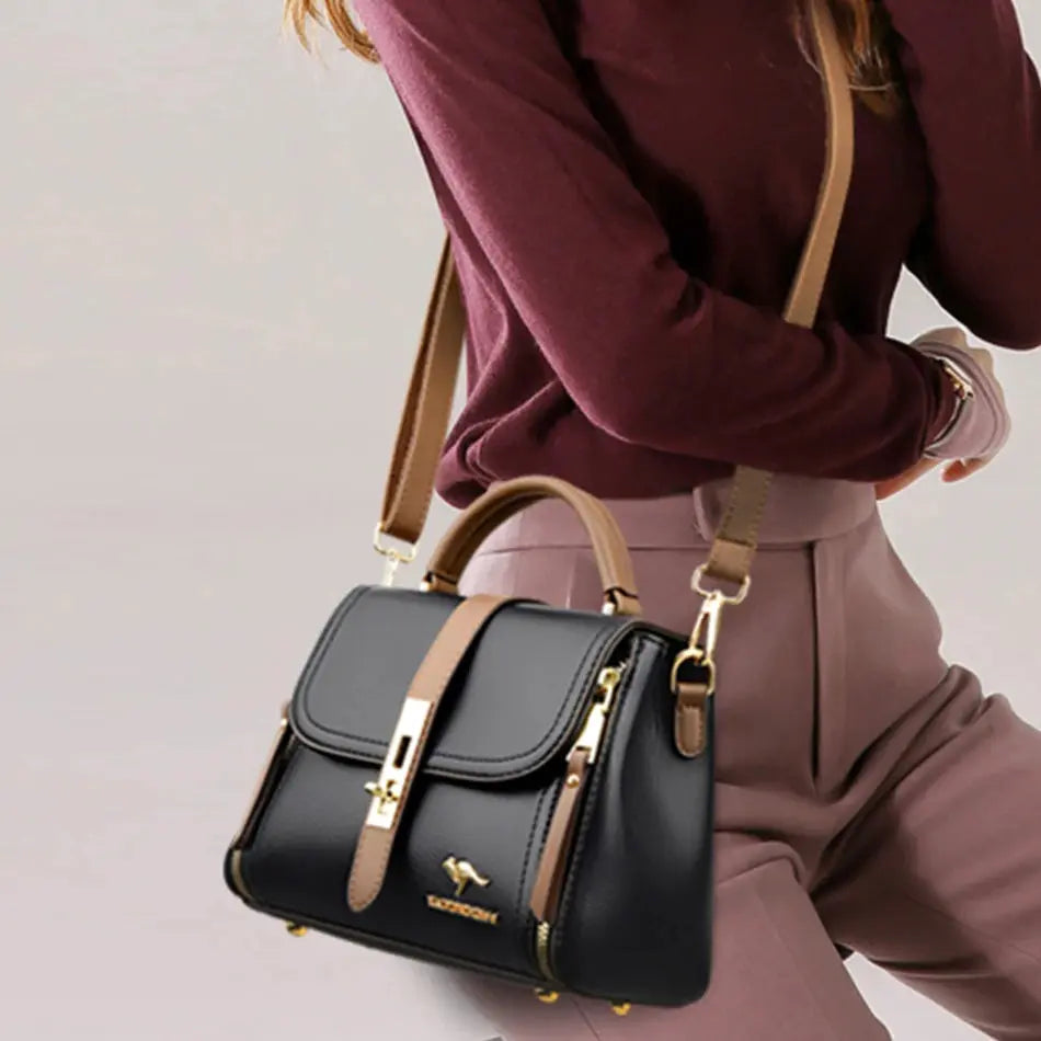 Zéphyr | Sac à main bandoulière en cuir Leather&Carry