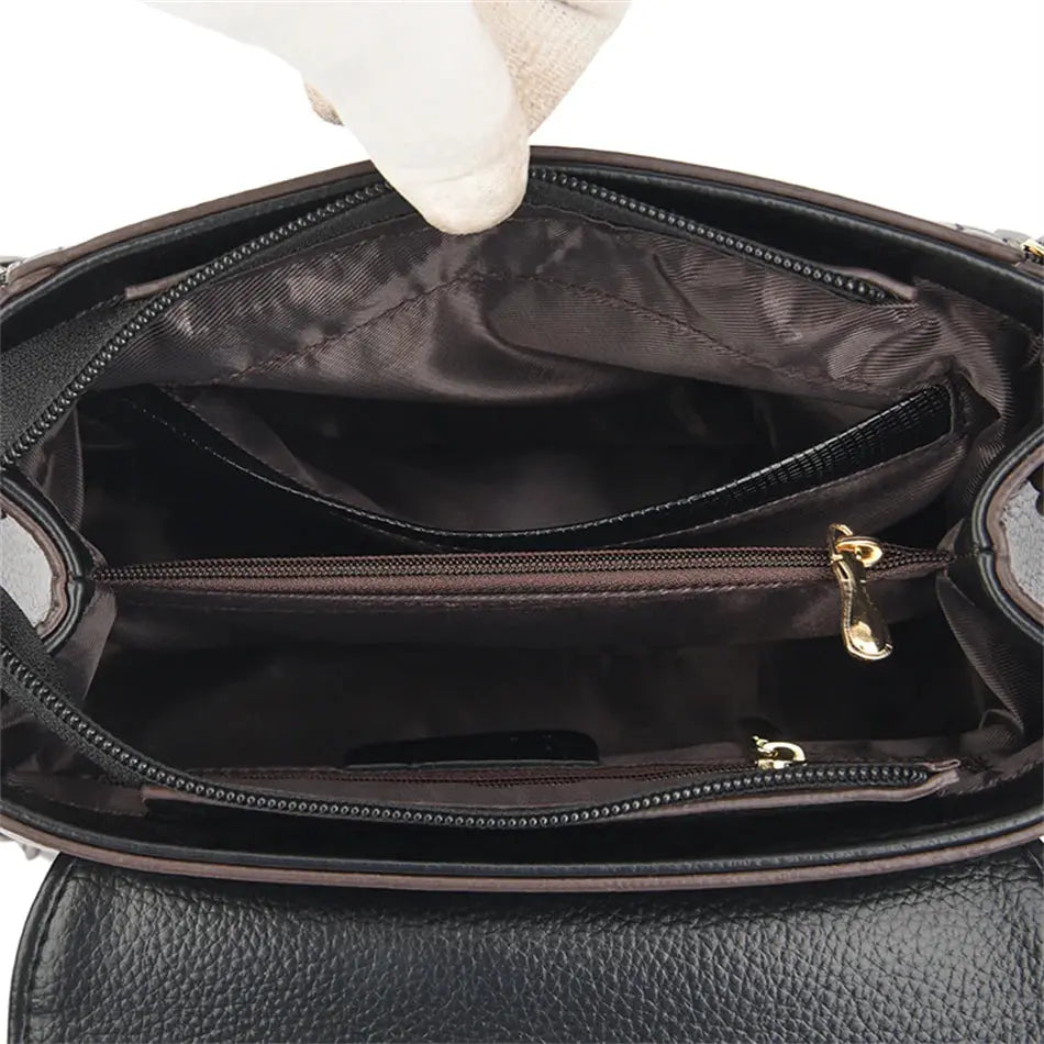 Zéphyr | Sac à main bandoulière en cuir Leather&Carry