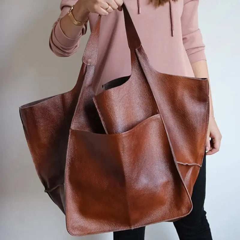Zoé | Sac à main cuir souple Leather&Carry