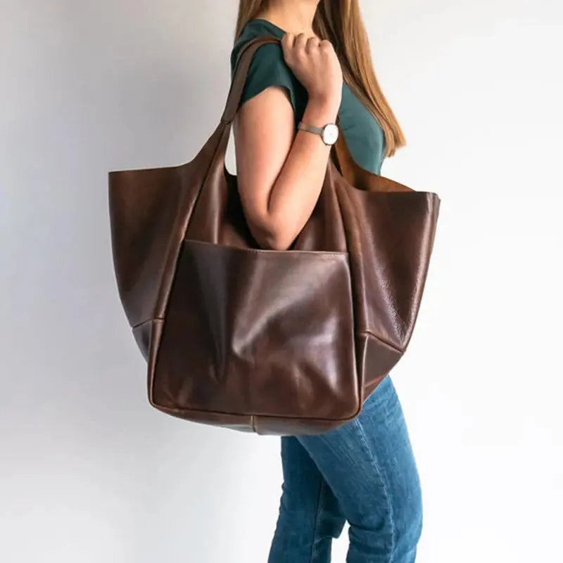 Zoé | Sac à main cuir souple Leather&Carry