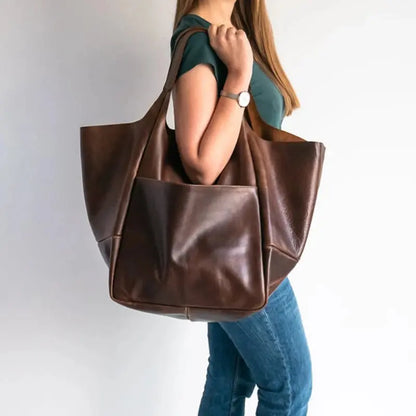 Zoé | Sac à main cuir souple Leather&Carry