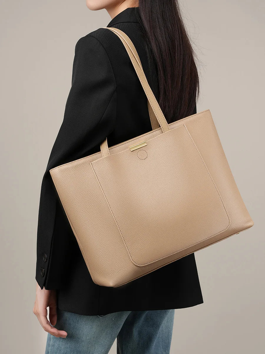 Sac à Main Porté Épaule Cuir Véritable - Klerba - Leather&Carry